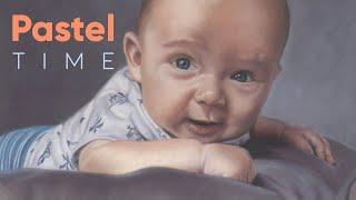 Child's Portrait in Soft Pastel - Timelapse