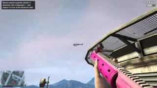 Grand Theft Auto V Crushed By A Police Helicopter