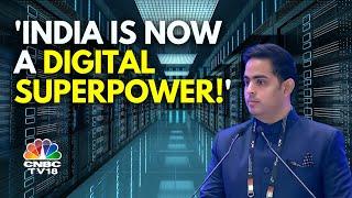 Indian Data Should Remain In India’s Data Centres: Akash Ambani At India Mobile Congress 2024 | N18V