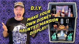Make A Disney Haunted Mansion Display Case With This Easy DIY Tutorial!