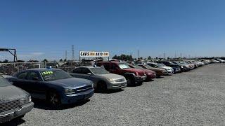 Project Cars For Sale at Picknpull Junkyard in Stockton California