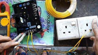 How To Checking 15A Generator AVR Unit Home Current | AVR unit check easy | AVR Unit | Generator