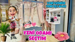 YENİ EVİMİZE YENİ EŞYALAR !! ELİF SİNEMİN ODASINI SEÇTİK !!