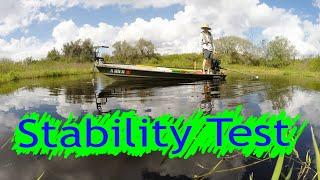 1436 Jon Boat Stability Test Review