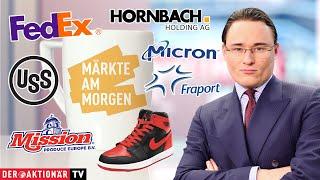 Märkte am Morgen: Nike, FedEx, U.S. Steel, Micron, Mission Produce, Hornbach, Rheinmetall, Fraport