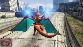 GTA 5 Charizard & Superman | Rampage Trainer | PC Mods | 2021