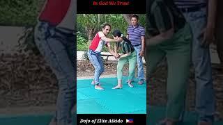 Women's Self-defense - Astig! most common attack on Women #selfdefense #aikido #viralvideo #shorts
