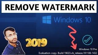 How To Remove Evaluation Copy Watermark From Windows 10 || Netguruji || Latest 2019 Trick |