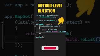 What Is Method Dependency Injection? #shorts