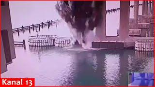 Crimean bridge blown up with a mine equivalent of 1 tone: Ukrainian army special operation in Crimea