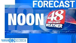 48 First Alert Weather: Monday afternoon weather forecast