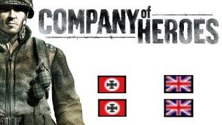 DenisTheMenace, Tarnlad vs Slaviko88, The Dismantler || Company of Heroes 1 Replay