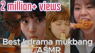 The best mouthwatering kdrama mukbang scenes ASMR  #kdrama #mukbang