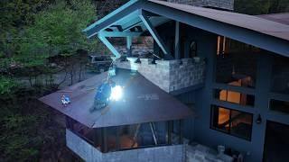 Building a steel hip roof