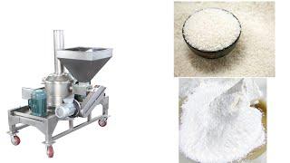 BSP ACM test run to make 150 mesh rice flour -- info@brightsail-asia.com