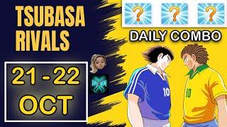 Captain Tsubasa Rivals Daily Combo Bonus Today October 21 October 22