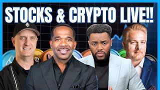 STOCKS & CRYPTO LIVE!!..with The Squad