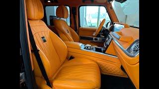 W463A Mercedes orange interior assembly! Project finished by Kubay Design