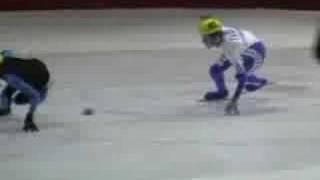 500m Jeroen Versteeg, Lars Postma en nog 2 ,finale chamonix