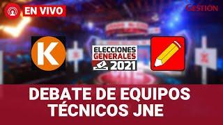 Debate del JNE: Equipos técnicos de Perú Libre Vs Fuerza Popular