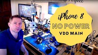 iPhone 8 No Power VCC MAIN shorted