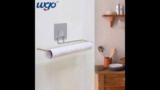 Damage Free Self Adhesive Mounted WGO Wrap Holder Towel Holder