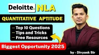 Deloitte NLA Aptitude Questions & Answers | Crack Deloitte Off Campus Hiring 2025