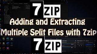 7zip Tutorial - Archiving and Extracting Multiple Split Archives