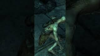 Skyrim:  EXPERT Invisible Archer vs Falmers  #skyrim #theelderscrolls #shorts