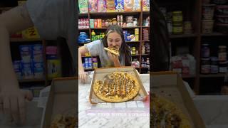 Little Caesars Pizza Chopped Cheese #prospectparkdeli #pizza #nyc #choppedcheese #girl