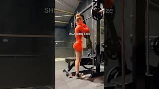 HOW to DOUBLE your GLUTE SIZE #bulk#glutes #gluteworkout #bulking #gymrat #gymgirlshorts #gymhack