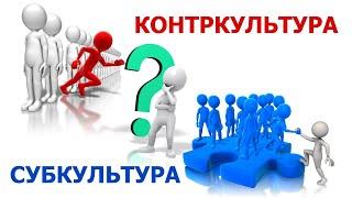 КОНТРКУЛЬТУРА и СУБКУЛЬТУРА: в чём различия? Кратко и по существу