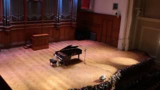 Performance by Alexandra Dovgan in the Great Hall of the Moscow Conservatory