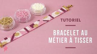 TUTORIEL | Bracelet perles Miyuki au métier à tisser - Tuto Débutant