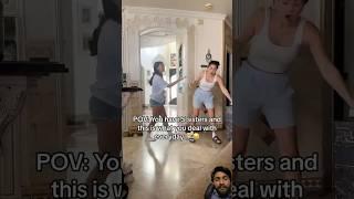 Fight between sisters | Wedgie #comedy #prank #funny #couple #relationship #wedgie #wilmingtonchiro