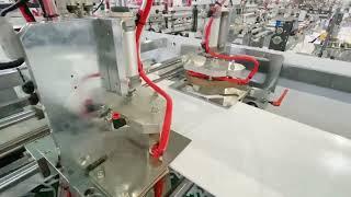 800FBA automatic bottom sealing thick plastic bag making machine with fly knife system