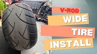 V-ROD Wide Tire Kit Installation Guide : STEP BY STEP TUTORIAL part 1 of 3