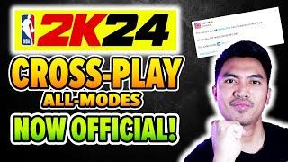 CROSS PLAY on ALL MODES now OFFICIAL on NBA 2K24