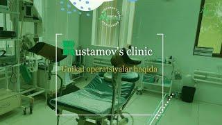 #Rustamovs_clinicda oʻtqaziladigan proktologik unikal operatsiyalar haqida Dr. Shahzod Eshmurodovdan