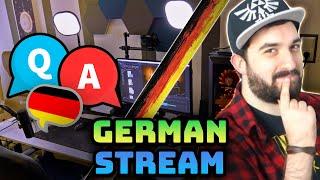 Lass uns Deutsch sprechen  | Let's Speak German: Live Q&A & Listening Practice! 