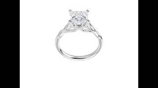 Chicago Princess-Cut Engagement Ring