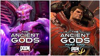 DOOM Eternal: The Ancient Gods DLC Part 1 & 2 - All Bosses + Ending