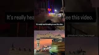 Madurai Arch demolished  AN ACCIDENT IS NOT A SOLUTION TO avoid an ACCIDENT   RIP JCB driver #mvv