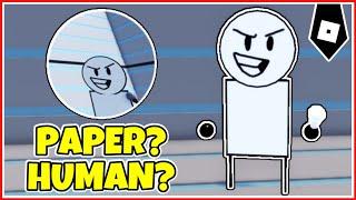 [LIMITED] How to get "PAPER? HUMAN?" BADGE + SKETCHY MORPH/SKIN in FNF ROLEPLAY! - ROBLOX