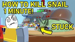 [GLITCH] HOW TO DEFEAT SNAIL WITHIN FEW HOURS - ROBLOX BEE SWARM SIMULATOR