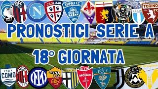 SERIE A PRONOSTICI 18 GIORNATA : PARMA MONZA  LAZIO ATALANTA  JUVE FIORENTINA e..