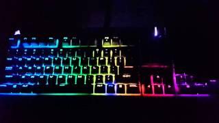 Corsair Strafe RGB Cherry MX Silent keyboard sound activated