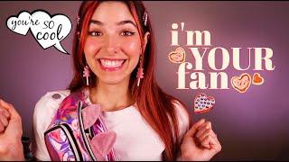 ASMR | OMG I'm Your BIGGEST Fan! (Asking you intrusive questions LOL)