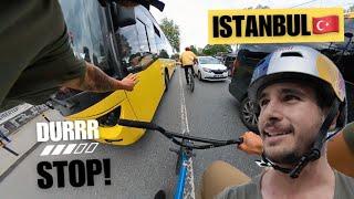 BENİM GÖZÜMDEN BMX SOKAK SÜRÜŞÜ İSTANBUL ! TRAFİKTE AKSİYON DOLU DAKİKALAR