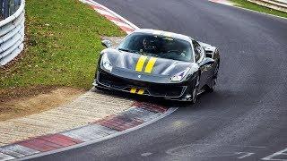 First Lap: Ferrari 488 Pista breaking in on the Nürburgring!